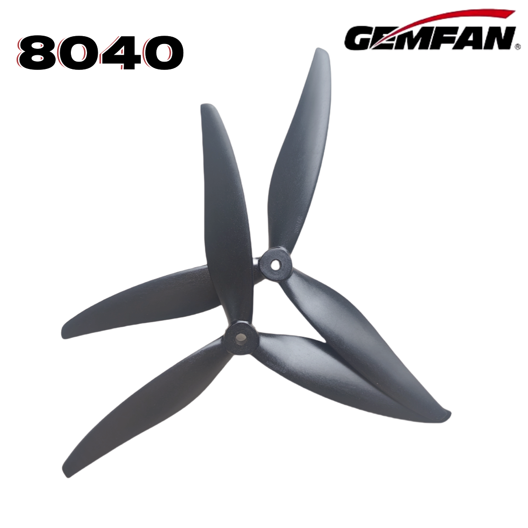 Drone Rcs - Gemfan 8040 8X4X3 3-blade 8-inch Propeller