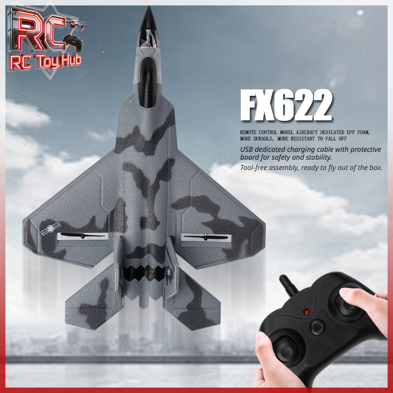 Fx622 RC Fighter Jet Foam Glid - Drone Rc Fighter Jet recension och pris