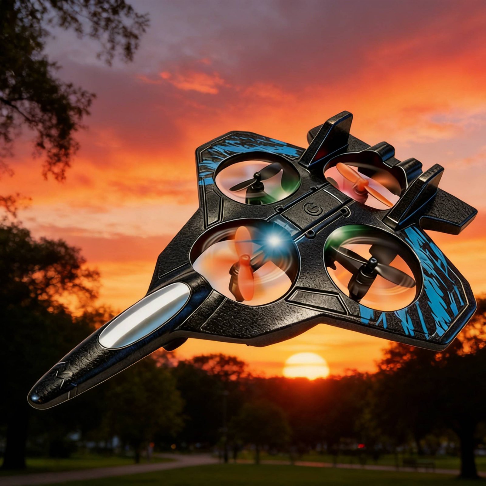 Acrobatic Drone Drop Resistant - Drone Rc Fighter Jet recension och pris
