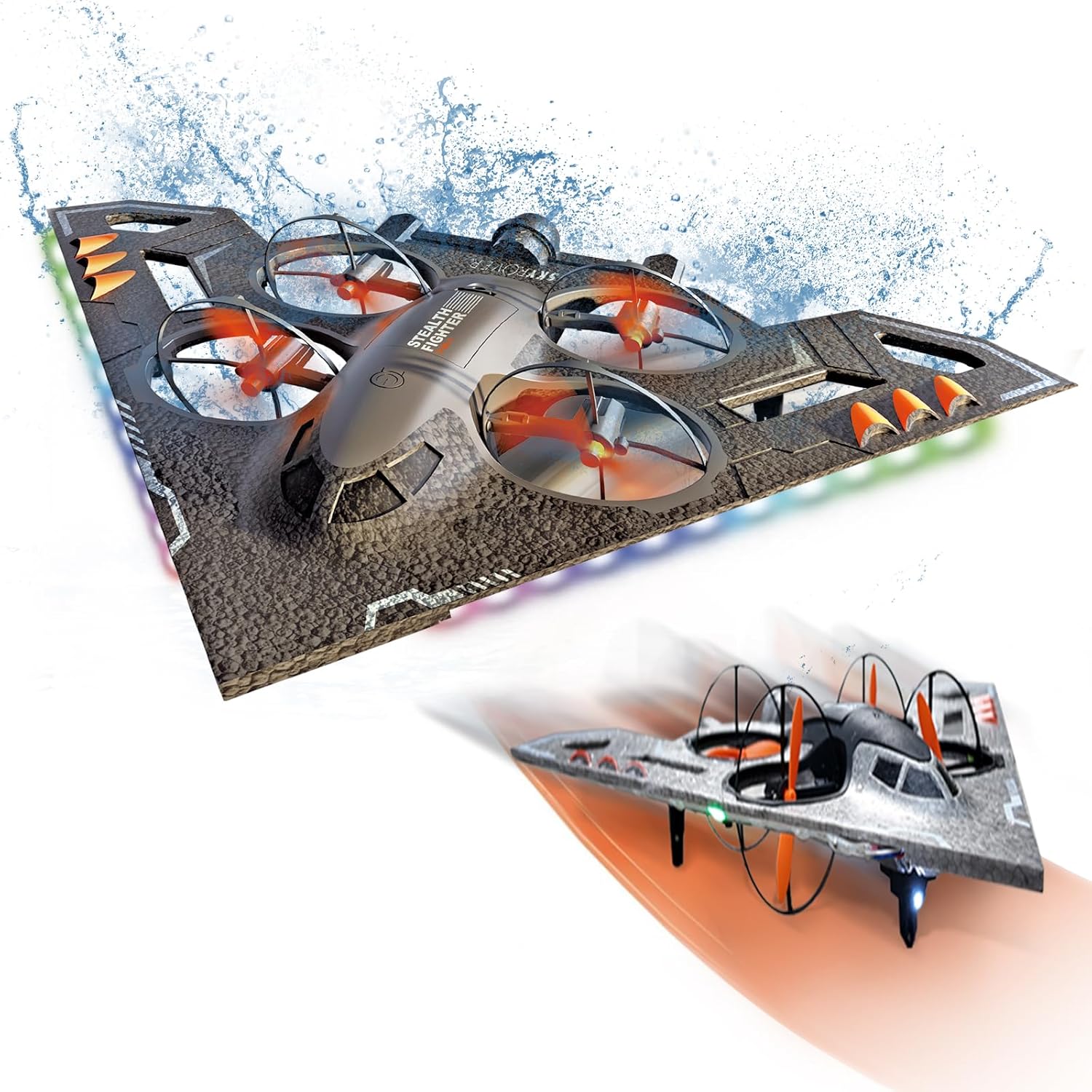 3-in-1 RC Jet Plane, Remote Co - Drone Rc Fighter Jet recension och pris