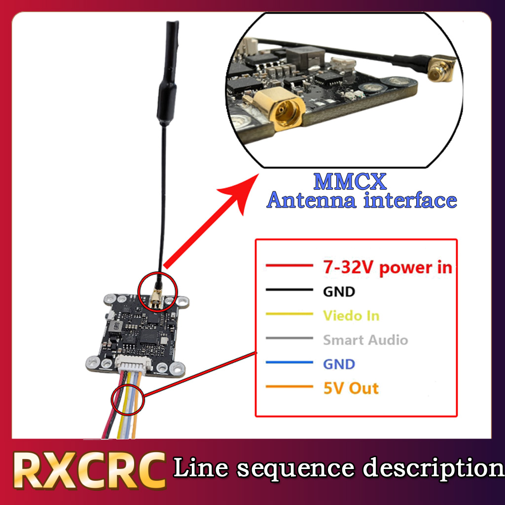 RXCRC 5.8G Module 48CH 1.6W VT - Drone Rc Camera recension och pris