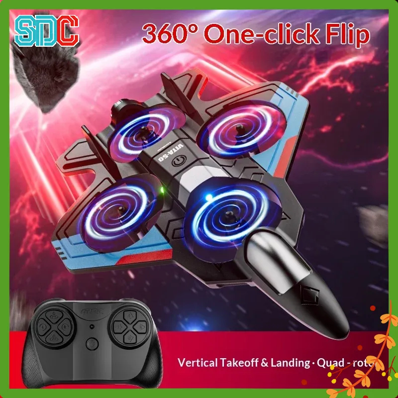 New V50 Glider Flying Helicopt - Drone Rc Fighter Jet recension och pris