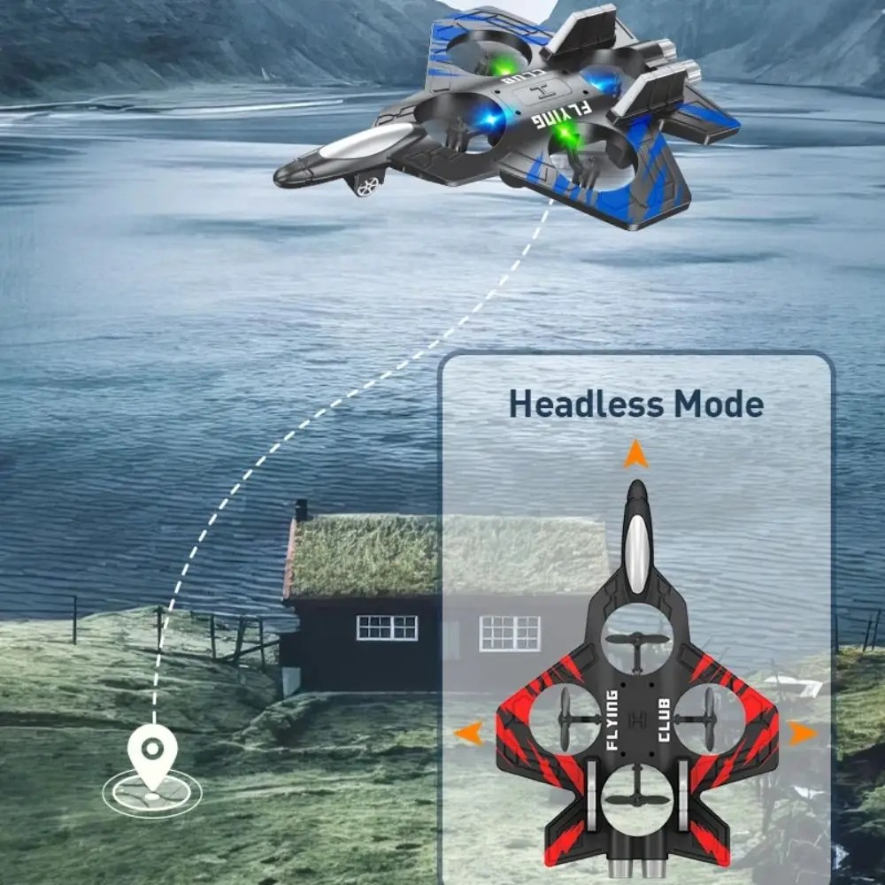 2.4G Stunt Remote Control Glid - Drone Rc Fighter Jet recension och pris