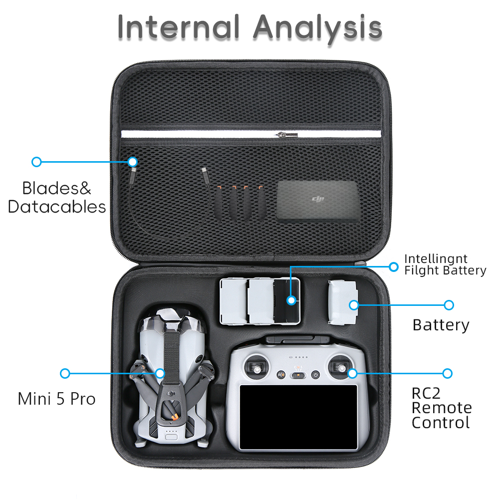 for Mini 5 Pro Case Large Capa - Drone Dji Rc Mini recension och pris
